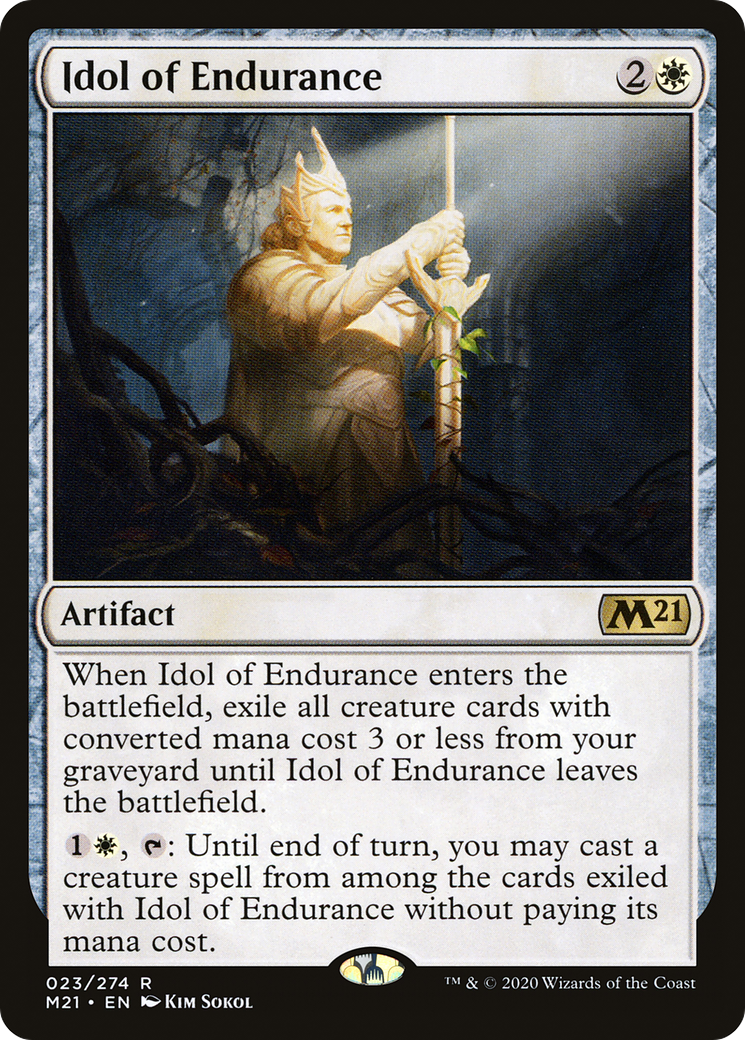 Idol of Endurance (M21-023)  Foil - Core Set 2021