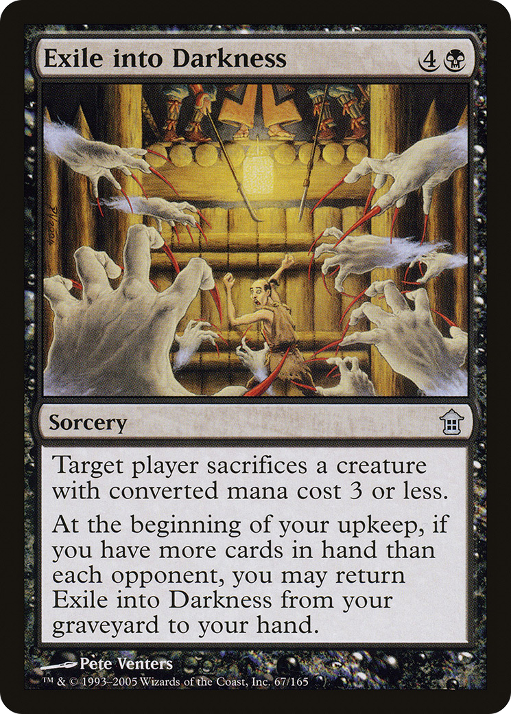Exile into Darkness (SOK-067)  Foil - Saviors of Kamigawa