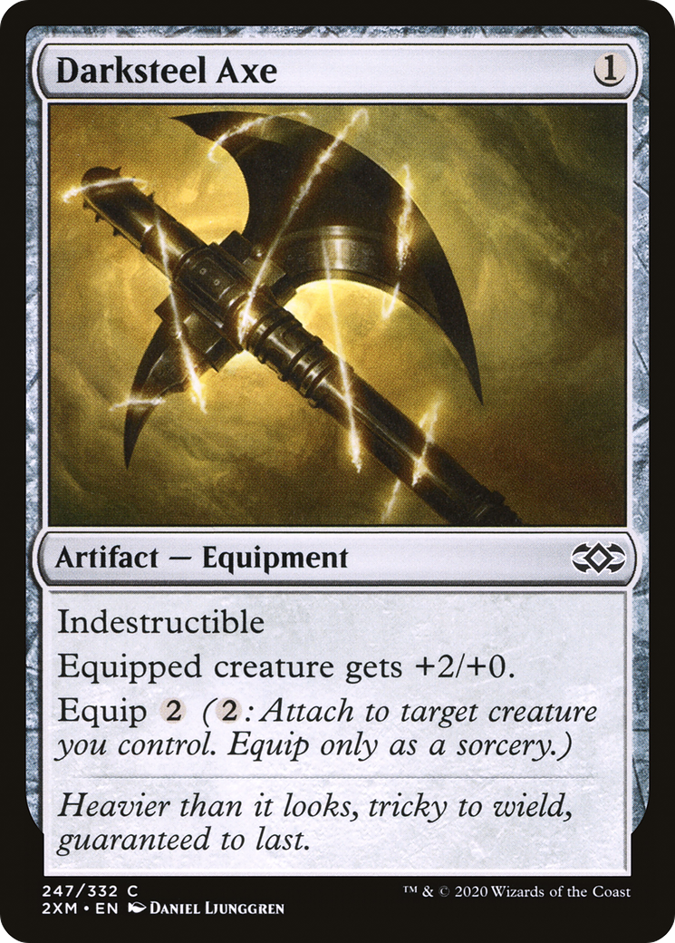 Darksteel Axe (2XM-247)  Foil - Double Masters