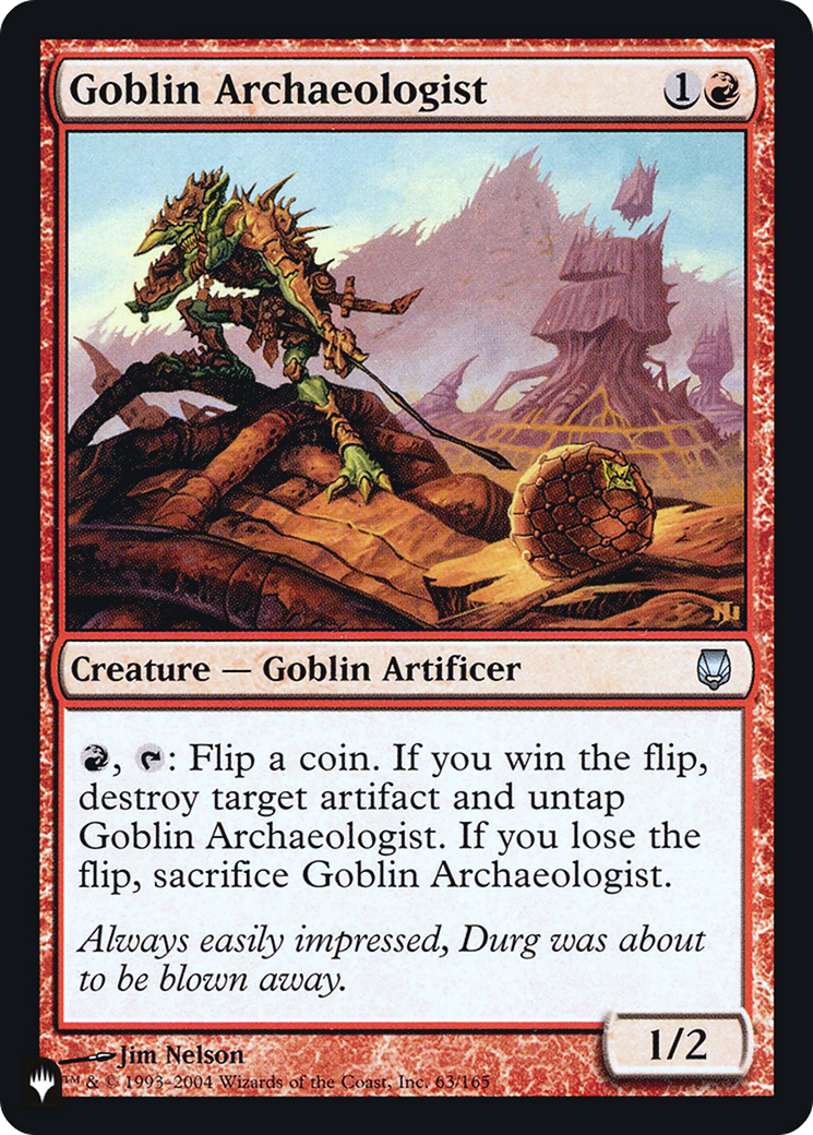 Goblin Archaeologist (LIST-063)  Foil - The List
