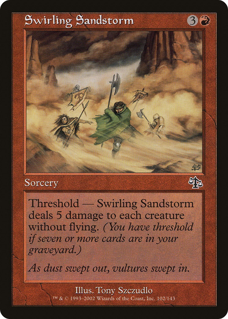 Swirling Sandstorm (JUD-102)  Foil - Judgment