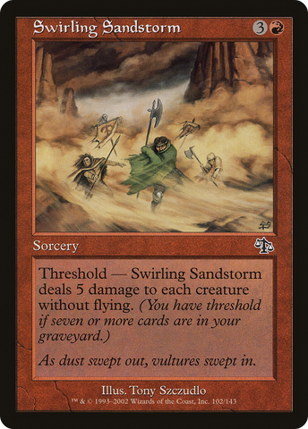 Swirling Sandstorm (JUD-102)  Foil - Judgment