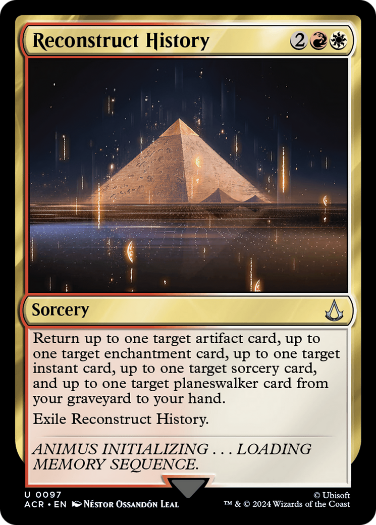 Reconstruct History (ACR-097)  Foil - Assassin's Creed