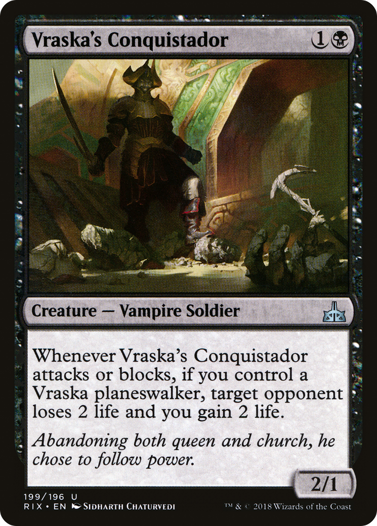 Vraska's Conquistador (RIX-199)  - Rivals of Ixalan