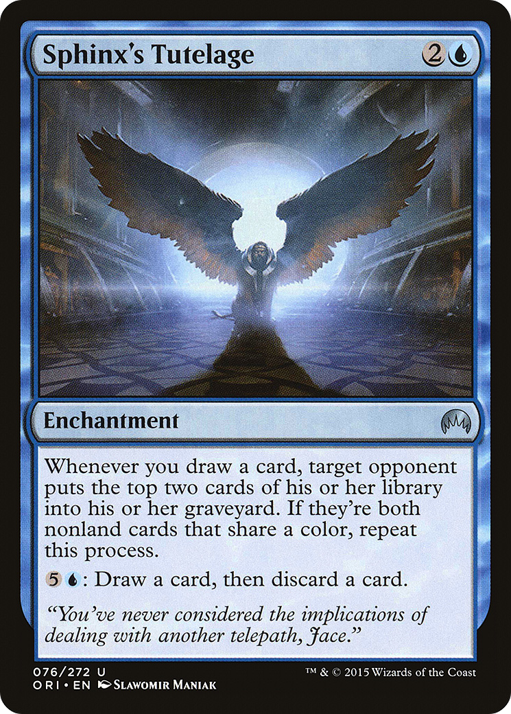 Sphinx's Tutelage (ORI-076)  - Magic Origins