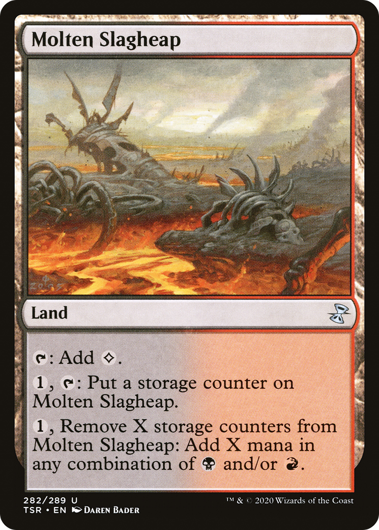 Molten Slagheap (TSR-282)  Foil - Time Spiral Remastered