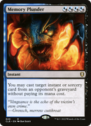 Memory Plunder (CLB-849)  - Commander Legends: Battle for Baldur's Gate