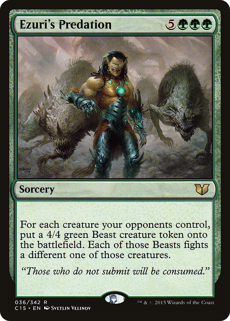 Ezuri's Predation (C15-036)  - Commander 2015