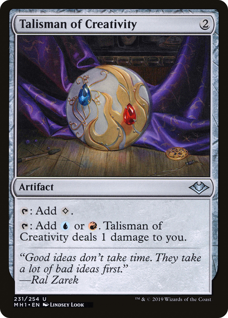 Talisman of Creativity (MH1-231)  Foil - Modern Horizons