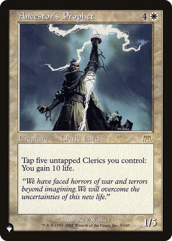 Ancestor's Prophet (LIST-ONS-3)  - The List