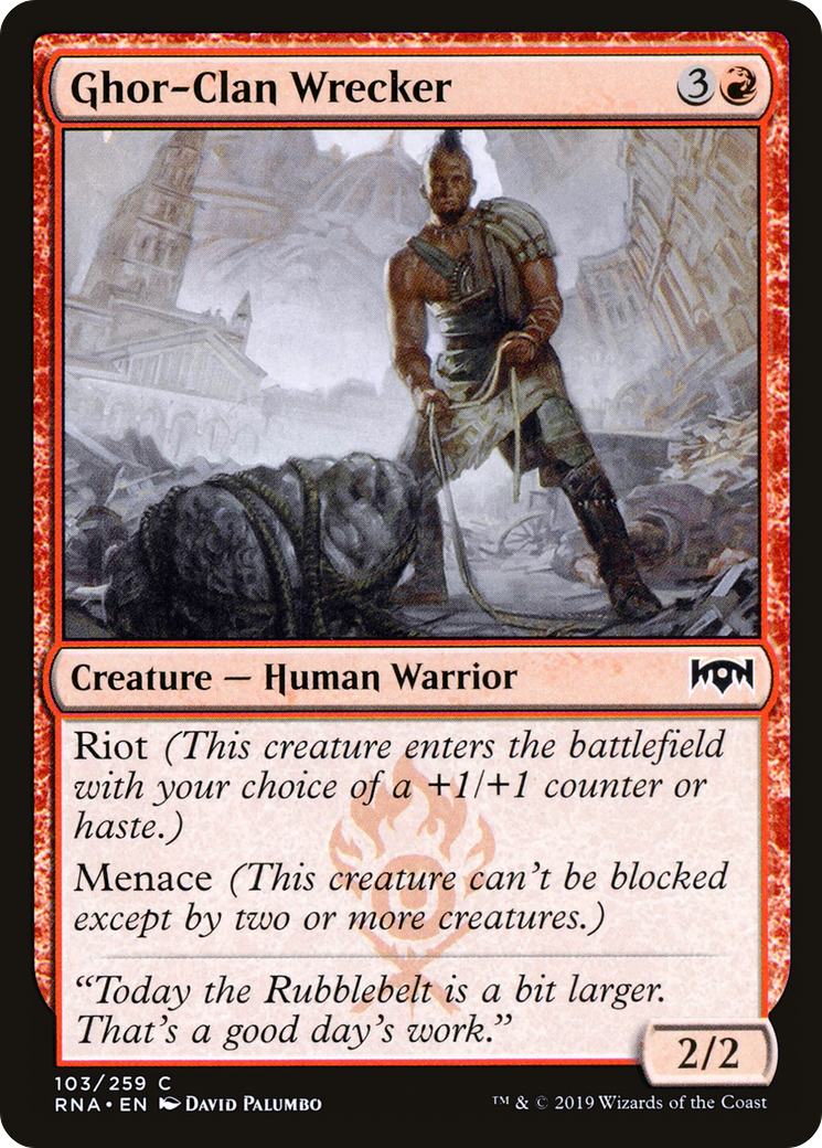 Ghor-Clan Wrecker (RNA-103)  Foil - Ravnica Allegiance