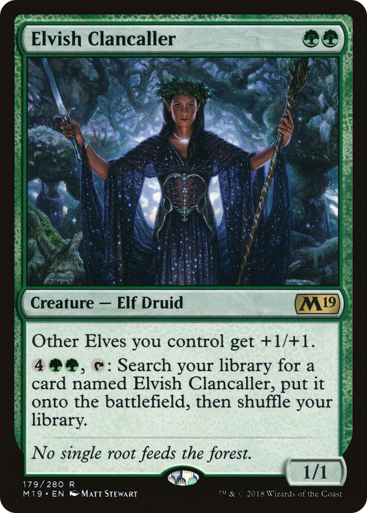 Elvish Clancaller (M19-179)  Foil - Core Set 2019