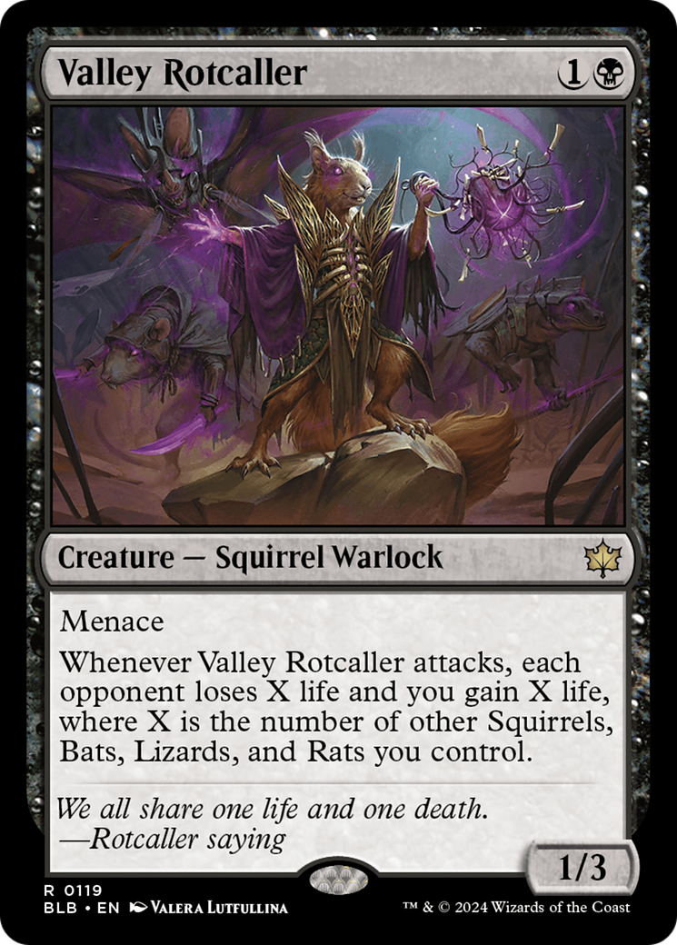 Valley Rotcaller (BLB-119)  Foil - Bloomburrow