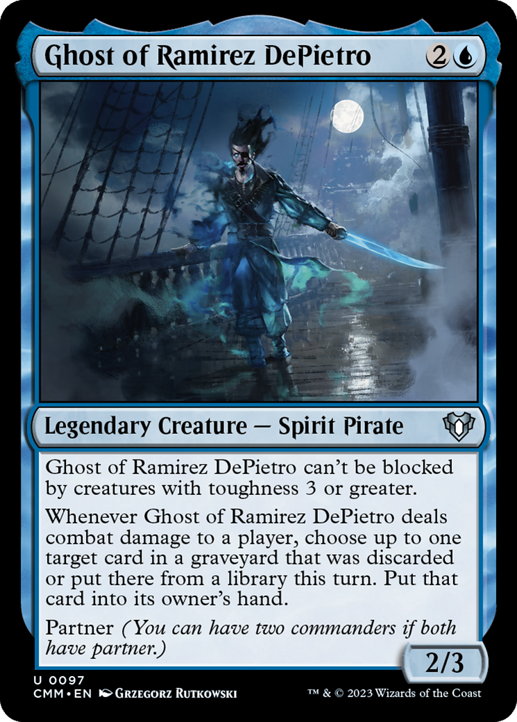 Ghost of Ramirez DePietro (CMM-097)  Foil - Commander Masters