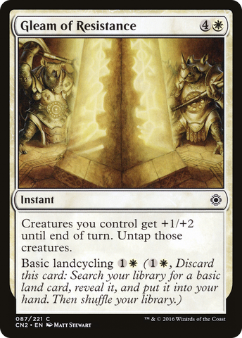 Gleam of Resistance (CN2-087)  Foil - Conspiracy: Take the Crown