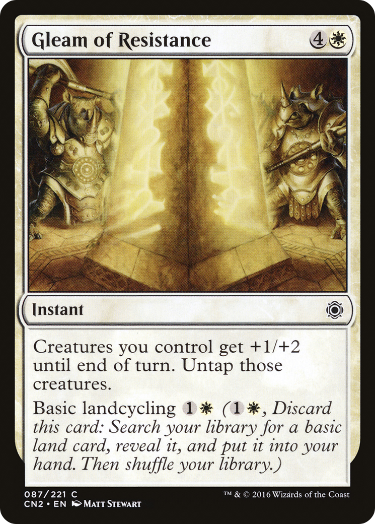 Gleam of Resistance (CN2-087)  - Conspiracy: Take the Crown