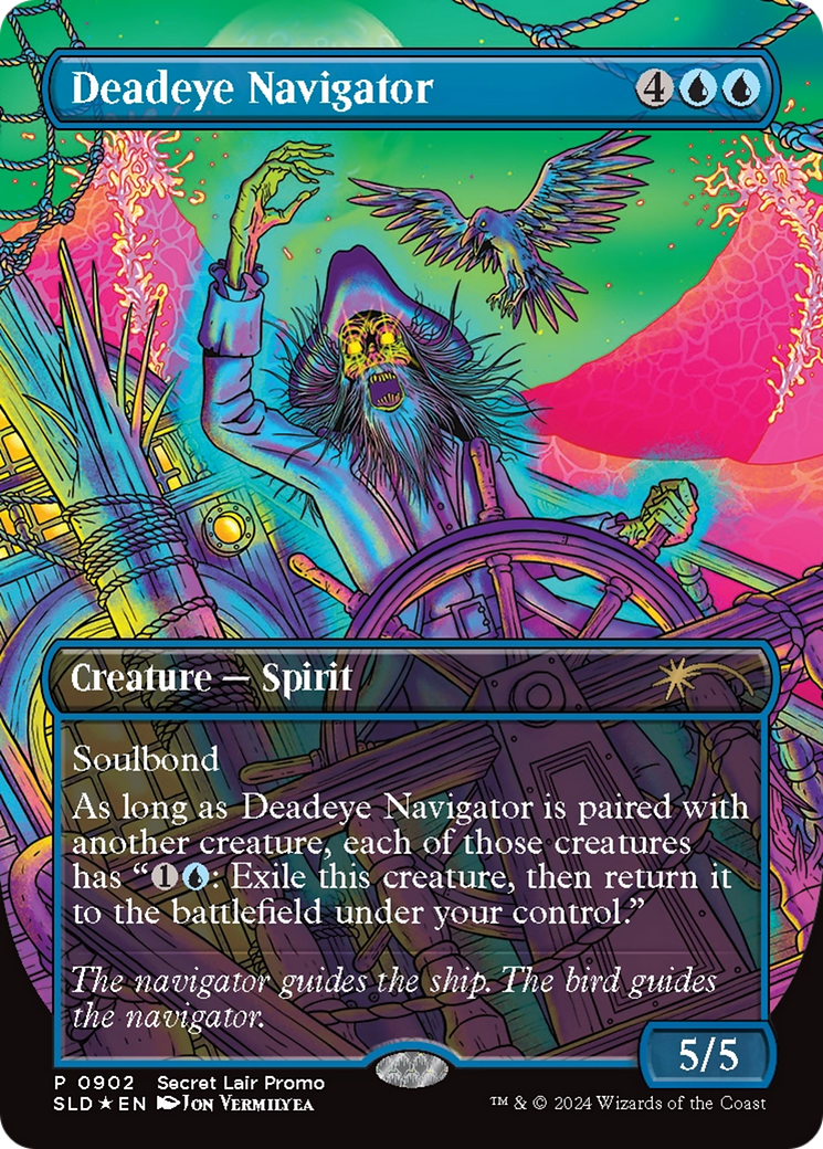 Deadeye Navigator (Rainbow Foil) (SLD-902)  Foil - Secret Lair Drop (Borderless)