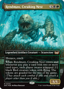 Rendmaw, Creaking Nest (Borderless) (DSC-005)  - Duskmourn: House of Horror Commander