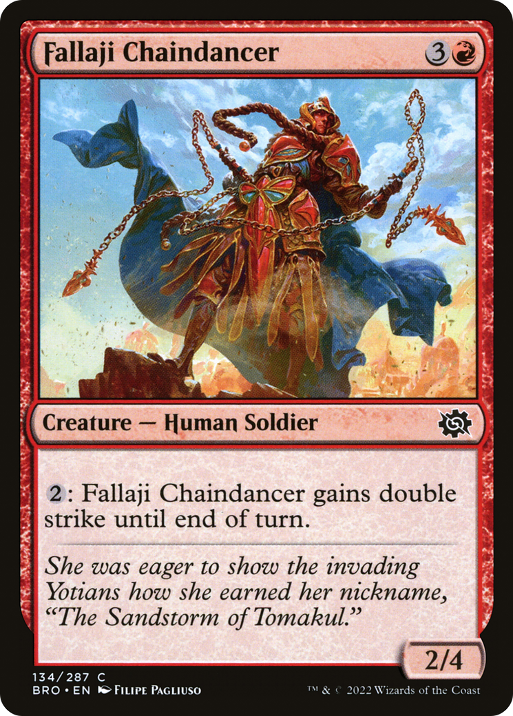 Fallaji Chaindancer (BRO-134)  Foil - The Brothers' War