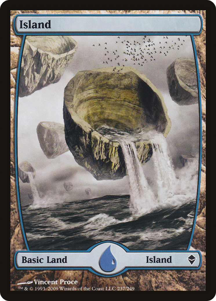 Island (237) - Full Art (ZEN-237)  - Zendikar