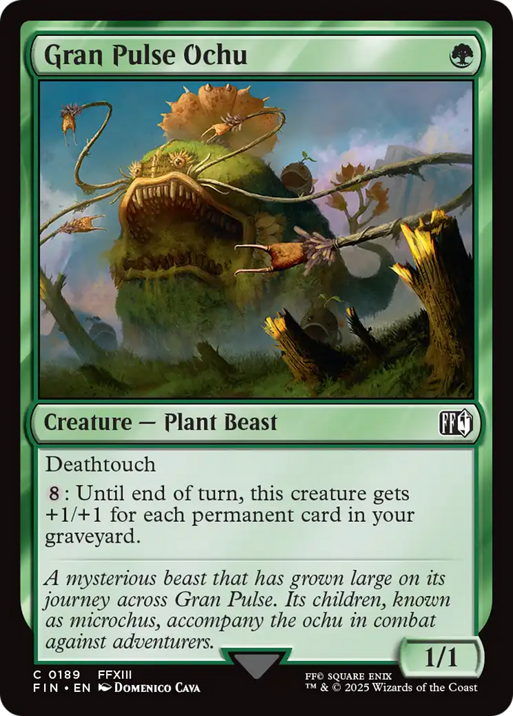 Gran Pulse Ochu (FIN-189) - FINAL FANTASY Foil