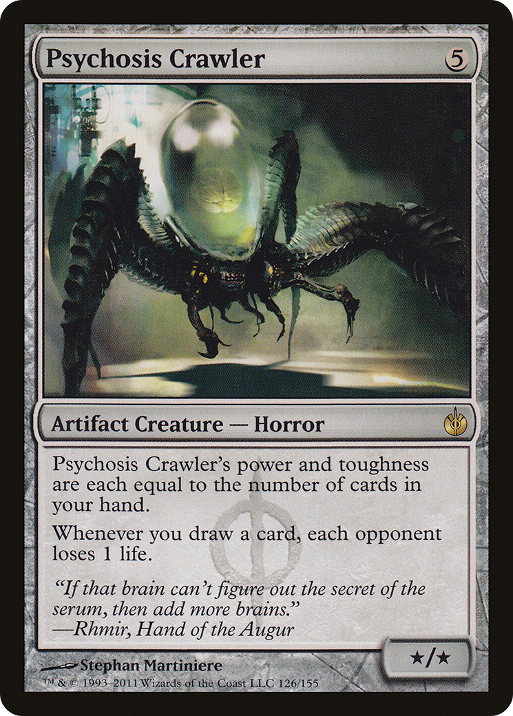 Psychosis Crawler (MBS-126)  Foil - Mirrodin Besieged