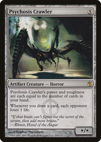 Psychosis Crawler (MBS-126)  Foil - Mirrodin Besieged