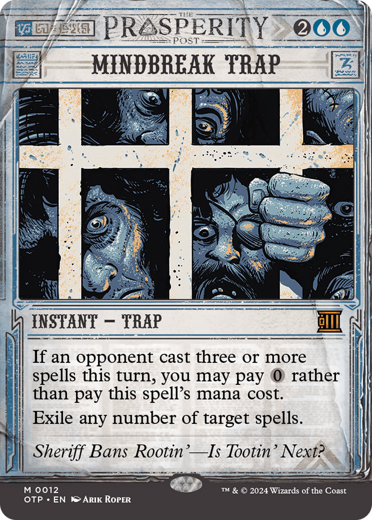 Mindbreak Trap (OTP-012)  - Breaking News: (Showcase) (Borderless)