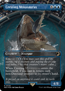 Cresting Mosasaurus (Borderless) (Emblem) (REX-028)  Foil - Jurassic World Collection