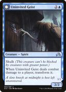 Uninvited Geist (SOI-094)  - Shadows over Innistrad: (Double Faced Transform)