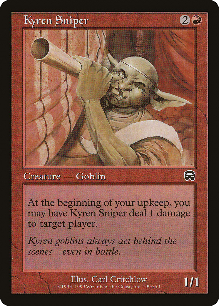 Kyren Sniper (MMQ-199)  - Mercadian Masques