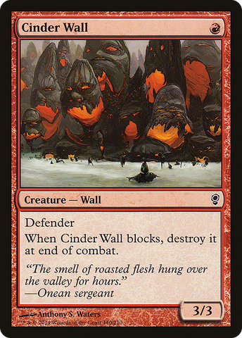 Cinder Wall (CNS-140)  - Conspiracy
