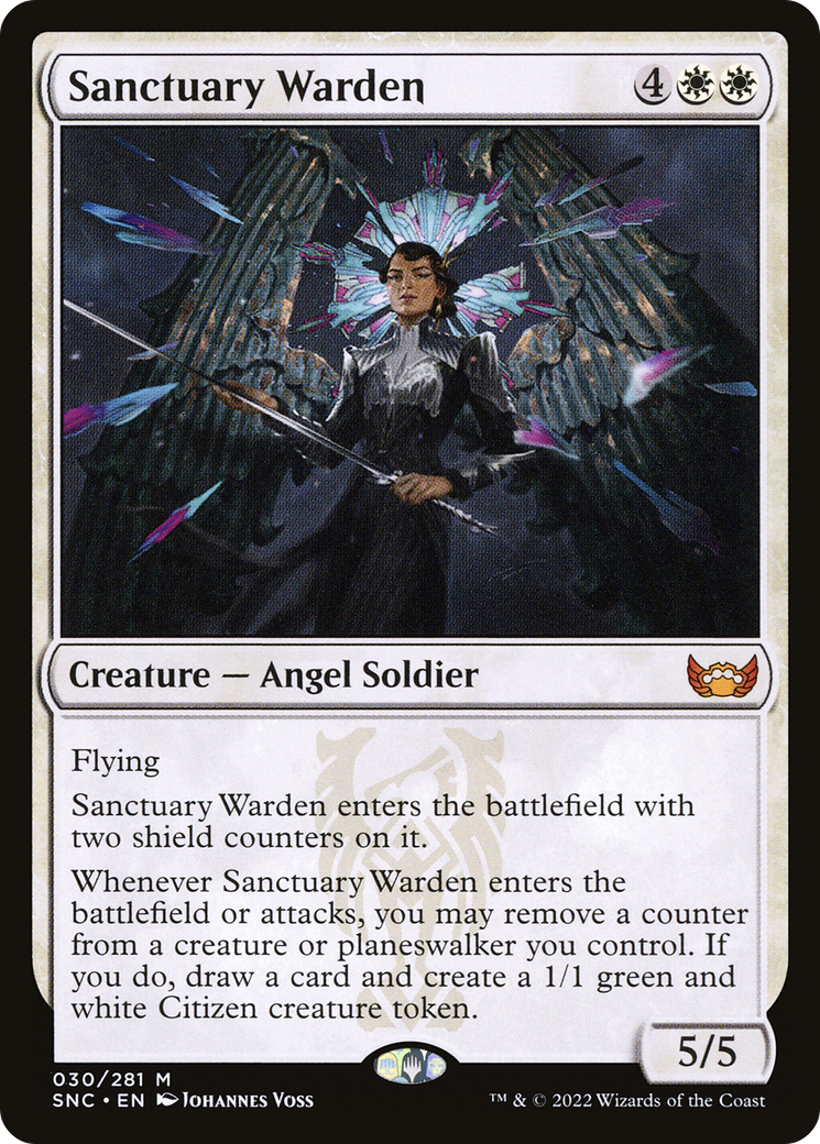 Sanctuary Warden (SNC-030)  Foil - Streets of New Capenna