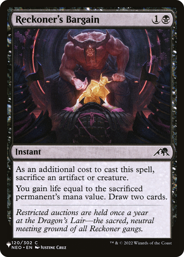 Reckoner's Bargain (LIST-120/302)  - The List
