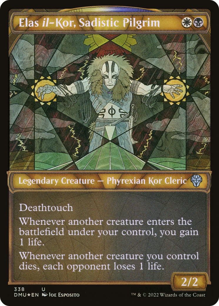 Elas il-Kor, Sadistic Pilgrim (Textured Foil) (DMU-338)  Foil - Dominaria United: (Showcase)