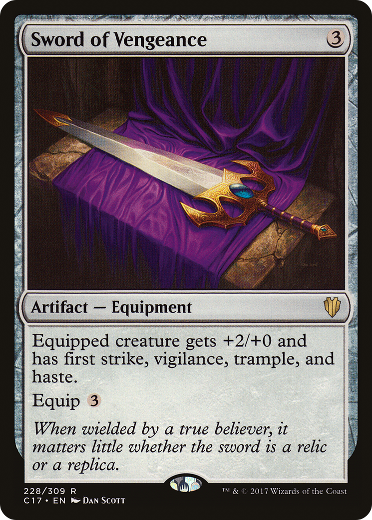 Sword of Vengeance (C17-228)  - Commander 2017