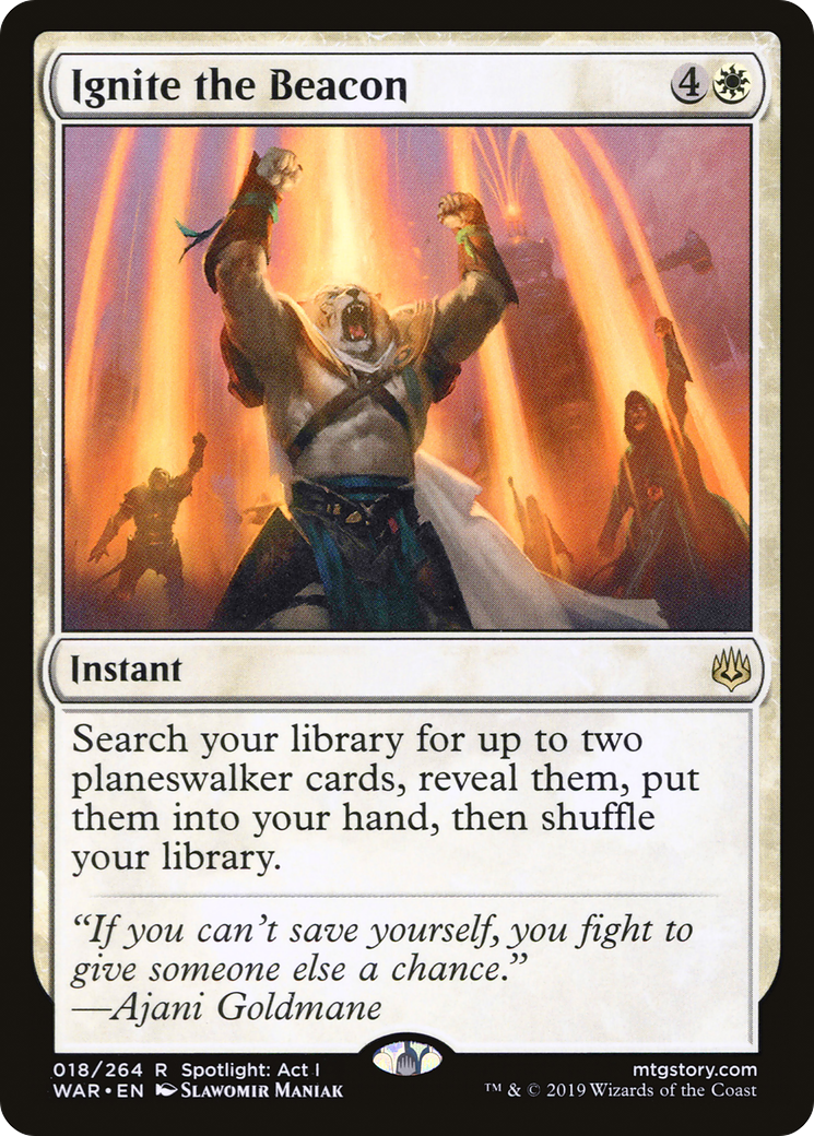 Ignite the Beacon (WAR-018) - War of the Spark Foil