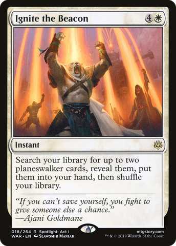 Ignite the Beacon (WAR-018)  Foil - War of the Spark