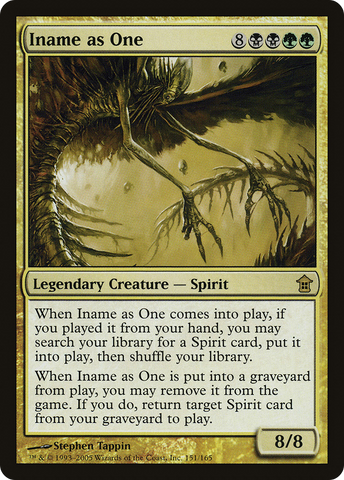 Iname as One (SOK-151)  Foil - Saviors of Kamigawa