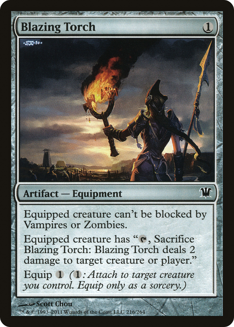 Blazing Torch (ISD-216)  - Innistrad