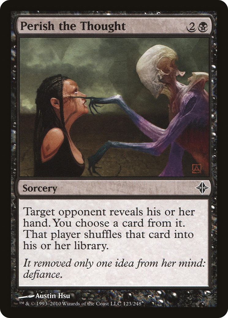 Perish the Thought (ROE-123)  Foil - Rise of the Eldrazi