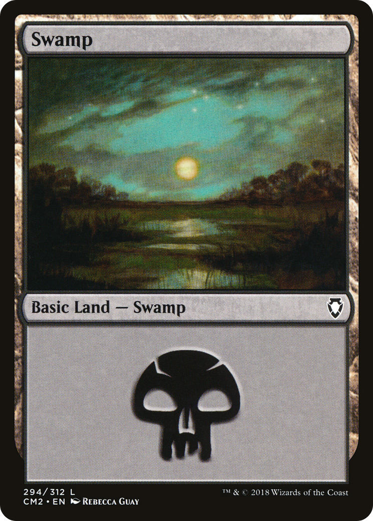 Swamp (294) (CM2-294)  - Commander Anthology Volume II