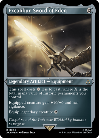 Excalibur, Sword of Eden (ACR-256)  Etched Foil - Assassin's Creed