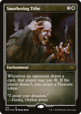 Smothering Tithe (Foil Etched) (2X2-423)  Foil - Double Masters 2022