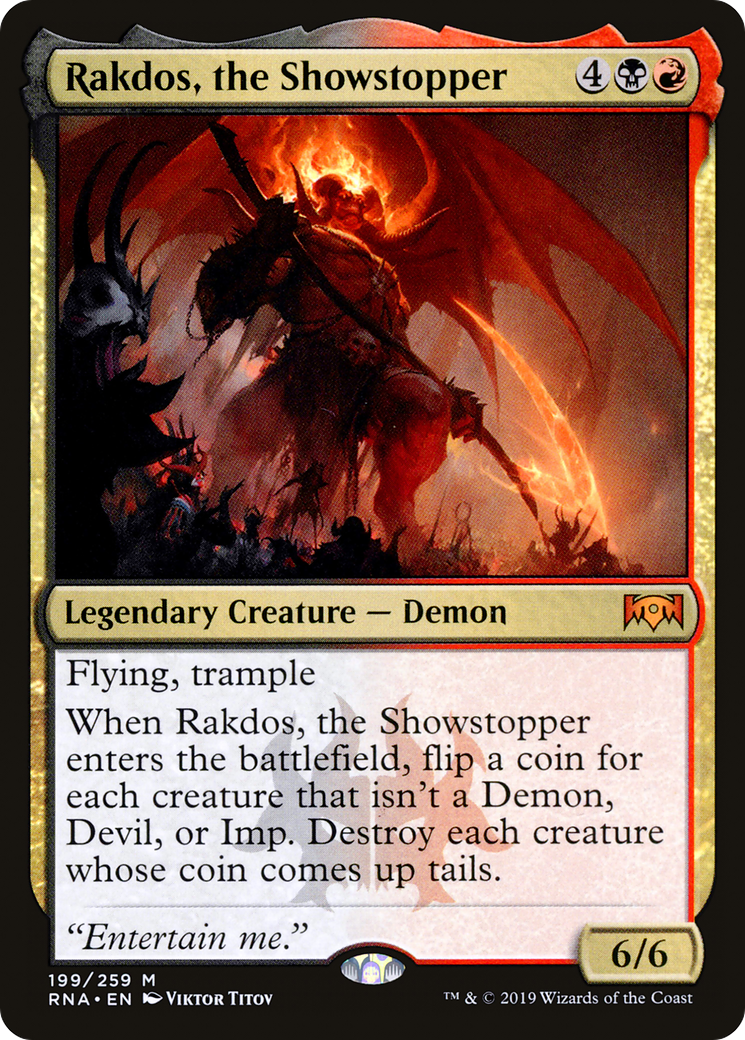 Rakdos, the Showstopper (RNA-199)  - Ravnica Allegiance