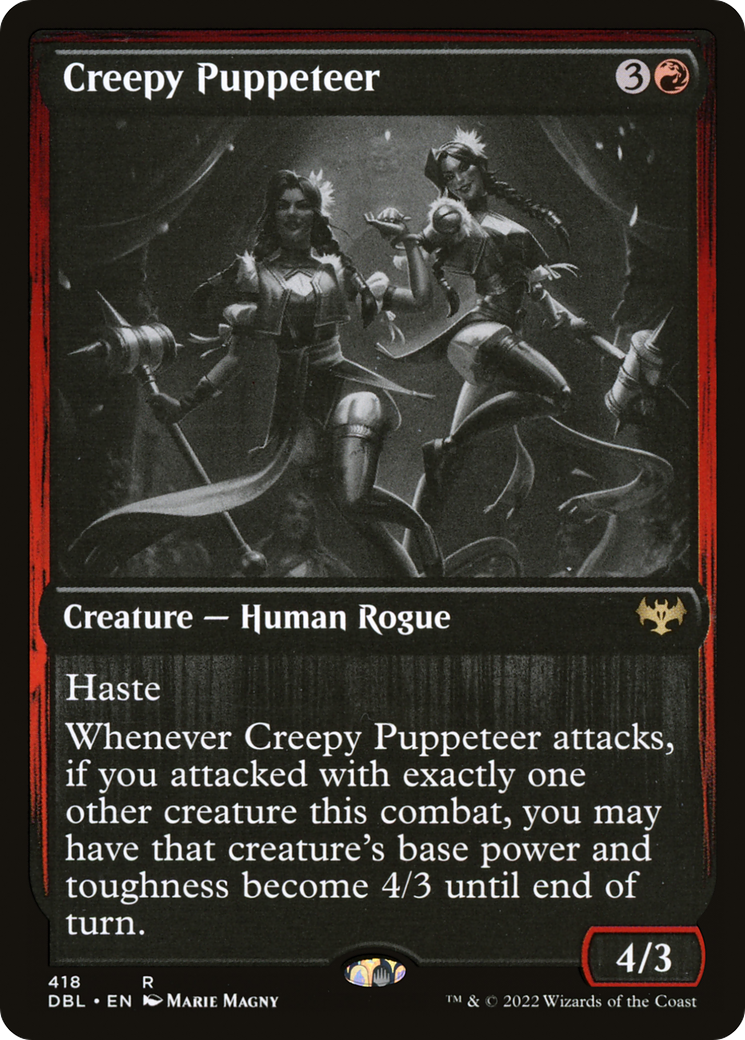 Creepy Puppeteer (DBL-418)  Foil - Innistrad: Double Feature