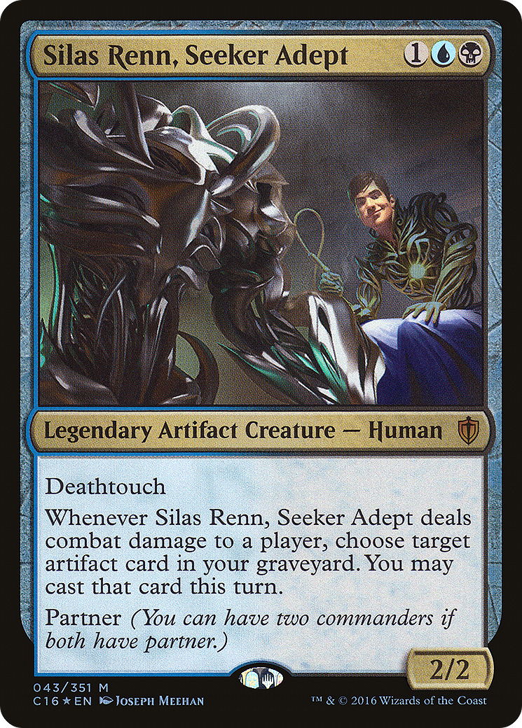 Silas Renn, Seeker Adept (C16-043)  Foil - Commander 2016