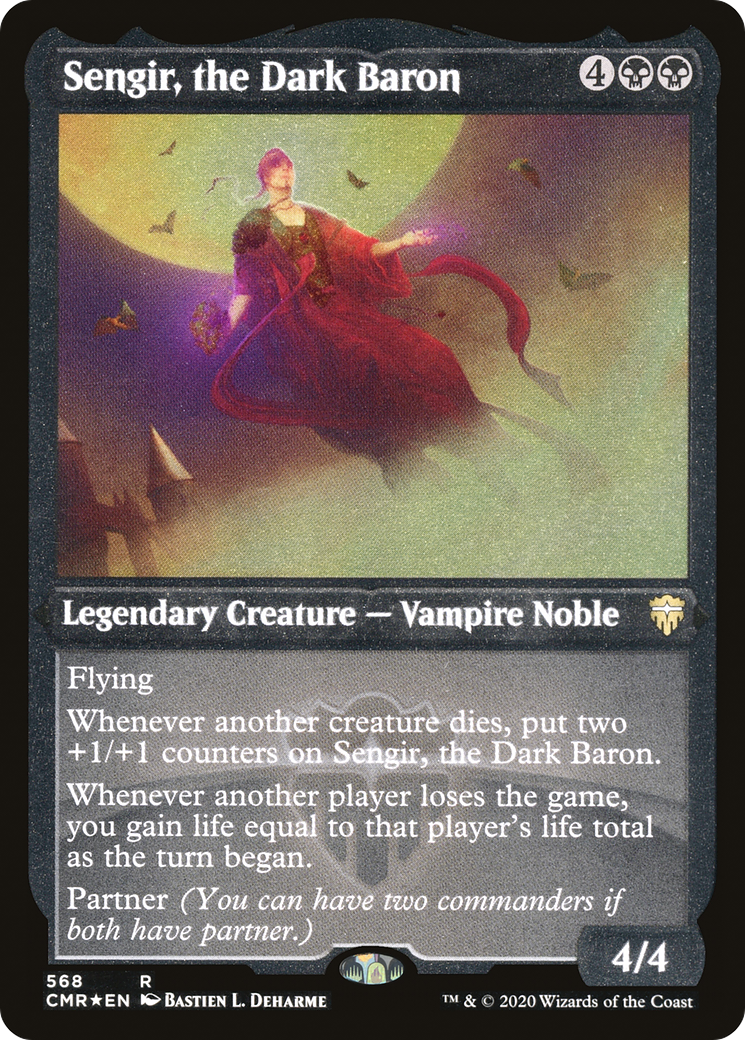 Sengir, the Dark Baron (Foil Etched) (CMR-568)  Foil - Commander Legends