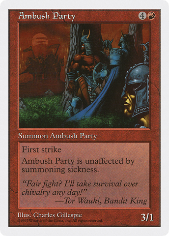 Ambush Party (5ED-)  - Fifth Edition