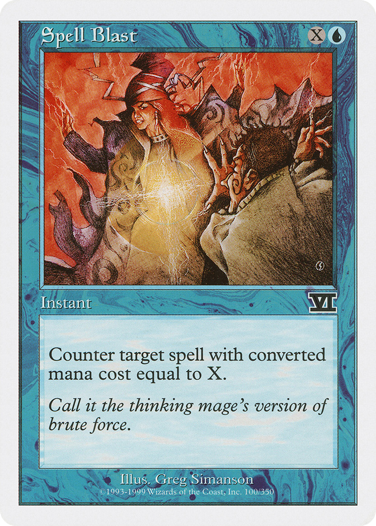 Spell Blast (6ED-100)  - Classic Sixth Edition